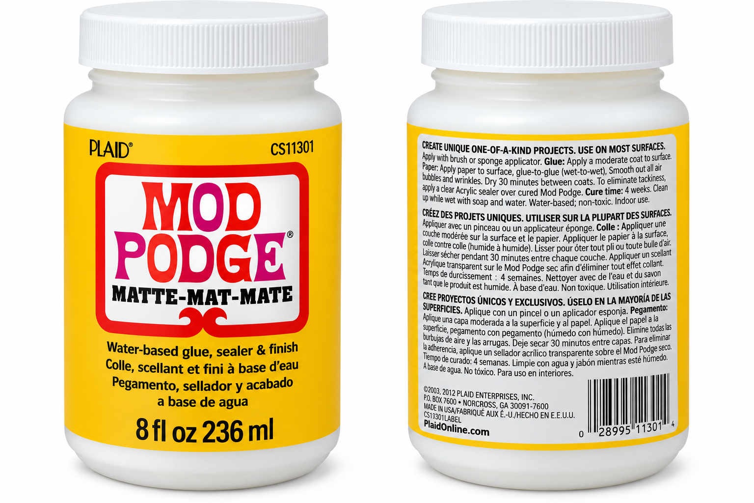 Mod Podge Matte Glue, Sealer & Finish 236ml