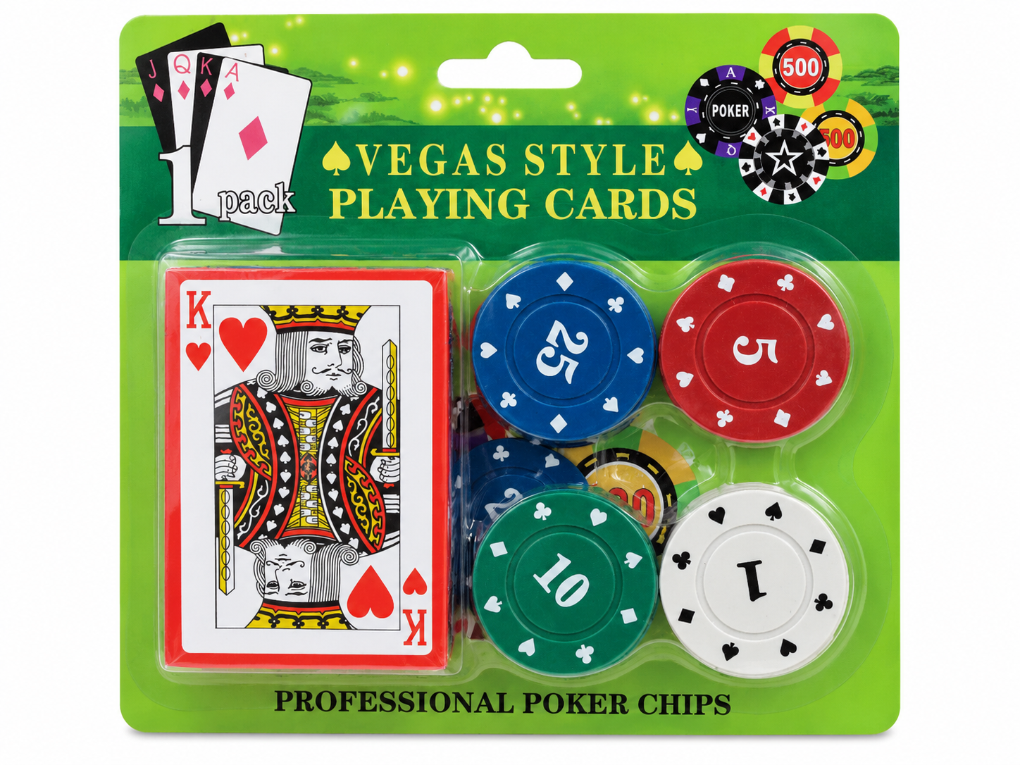 Playing Cards with Poker Chips