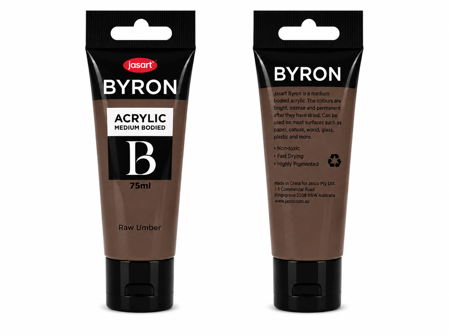 Byron Acrylic Paint 75ml Raw Umber