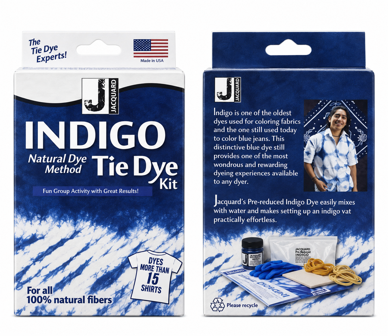 Jacquard Indigo Tie Dye Kit for Natural Fibres