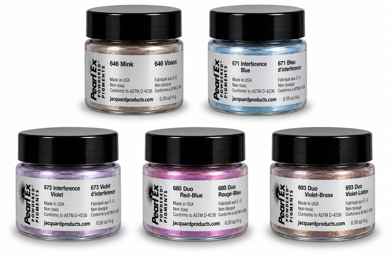 Jacquard Pearl Ex Powdered Pigments