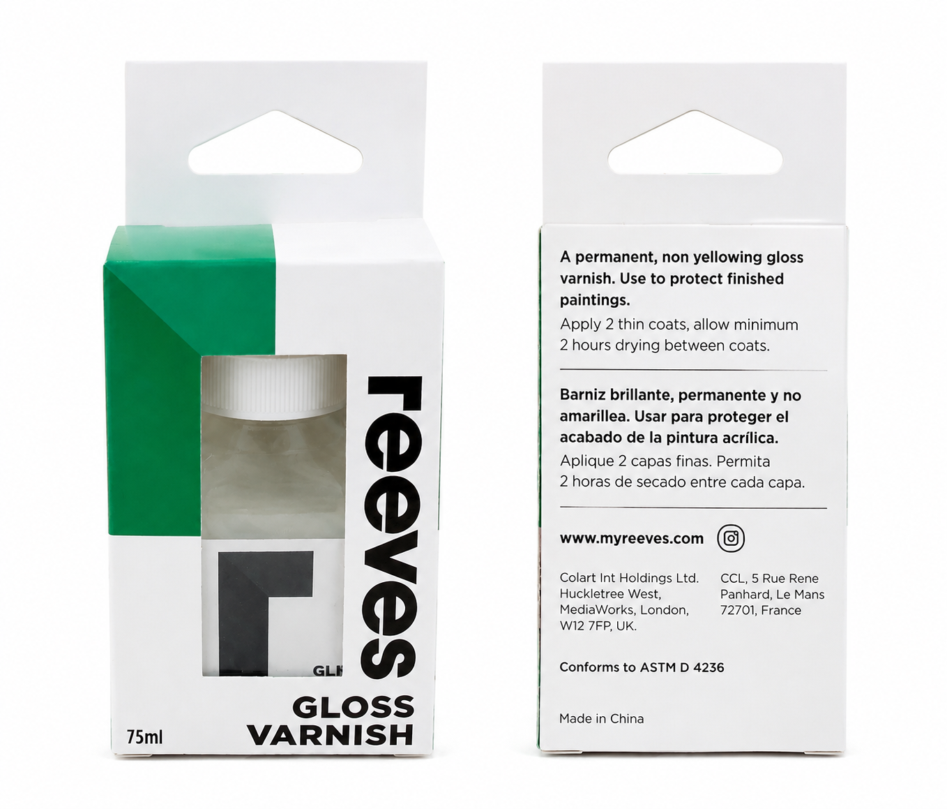 Reeves Varnish Gloss for Acrylic Painting 75ml