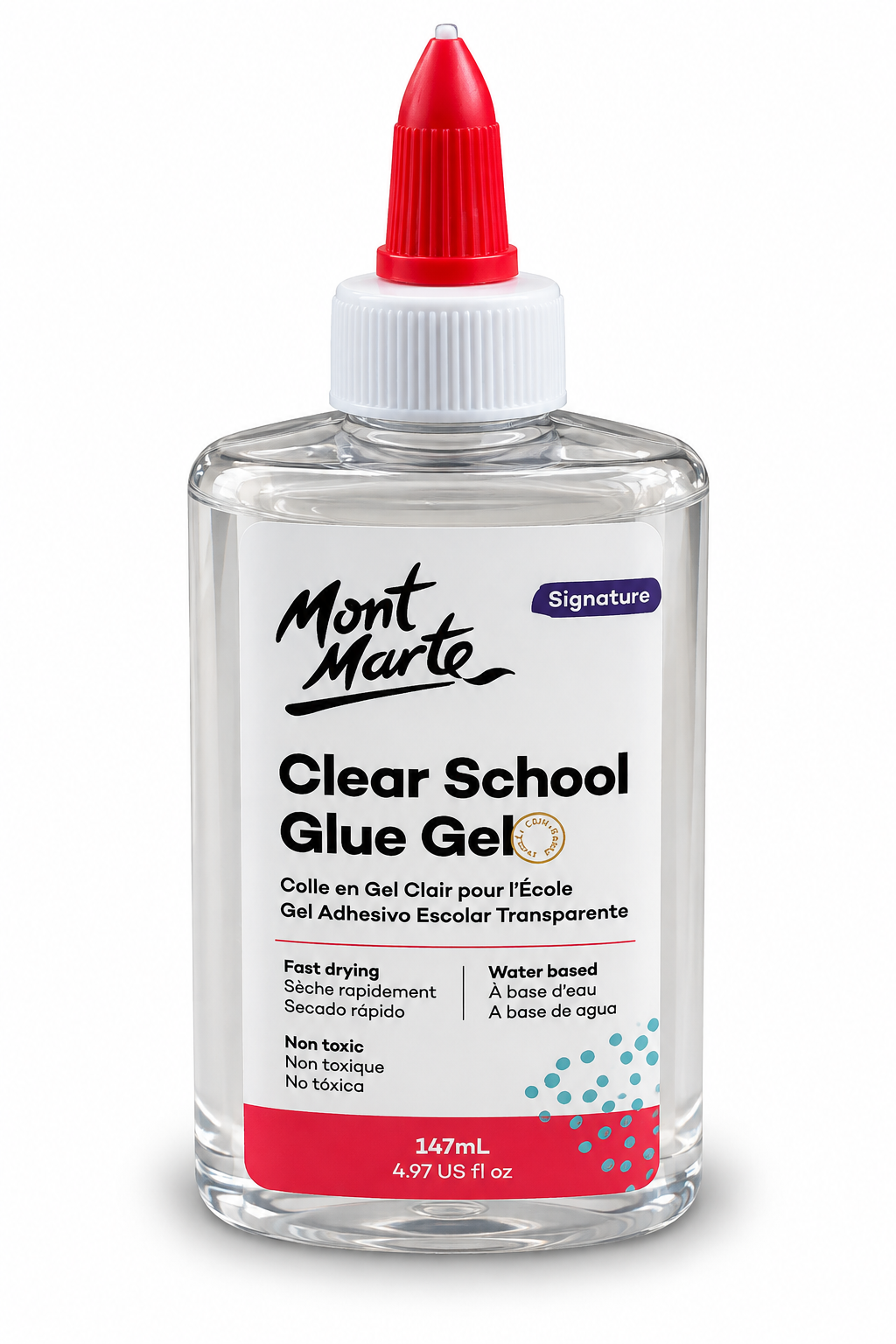 Mont Marte Signature Clear School Glue Gel 147mL