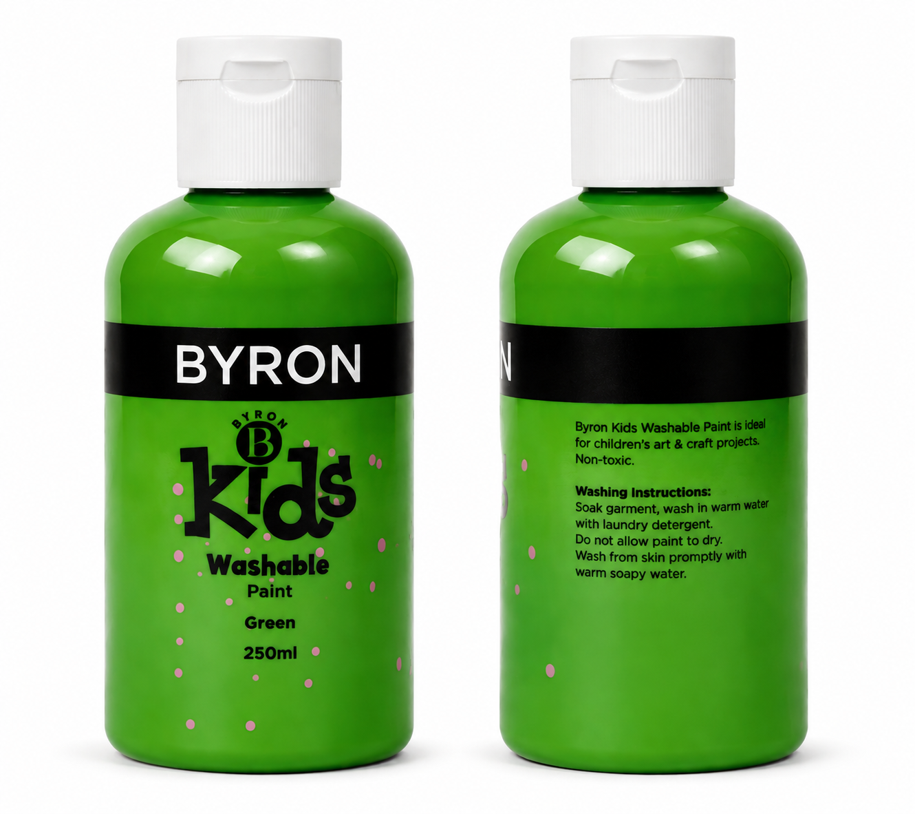 BYRON Kids Washable Paint 250ml Green