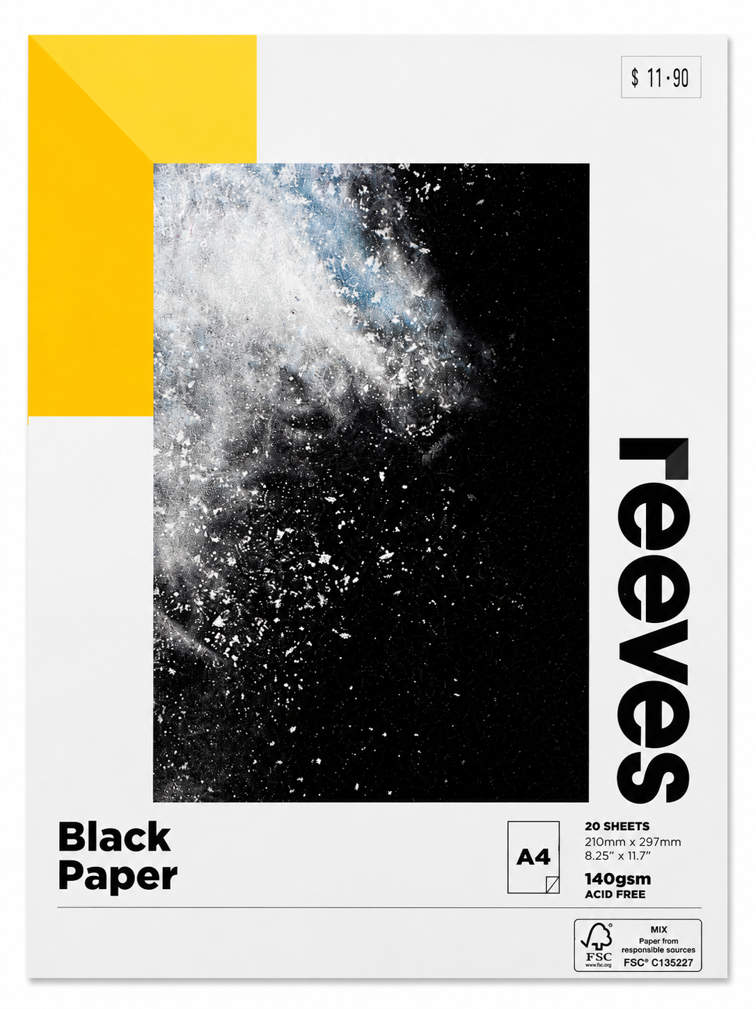 Reeves Black Paper Pad