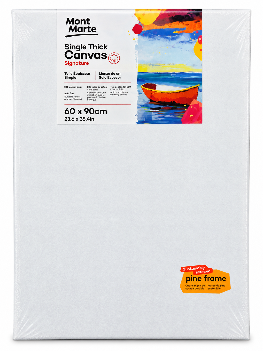 Mont Marte Single Thick Canvas 60 x 90cm