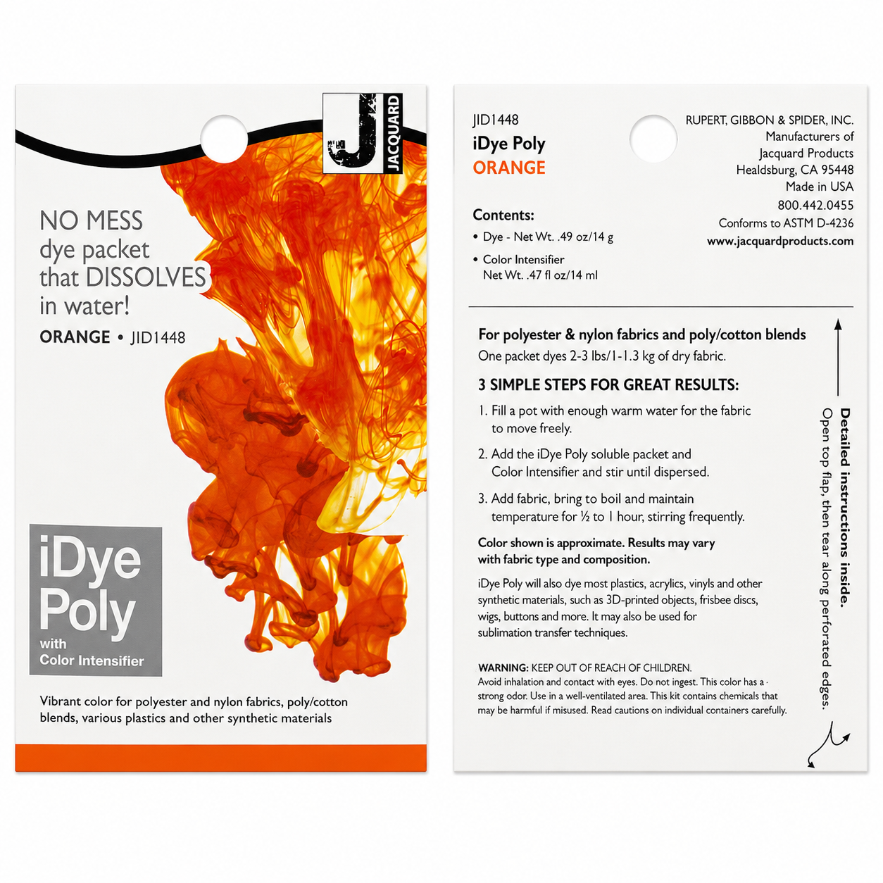 Jacquard iDye Poly Orange 14g